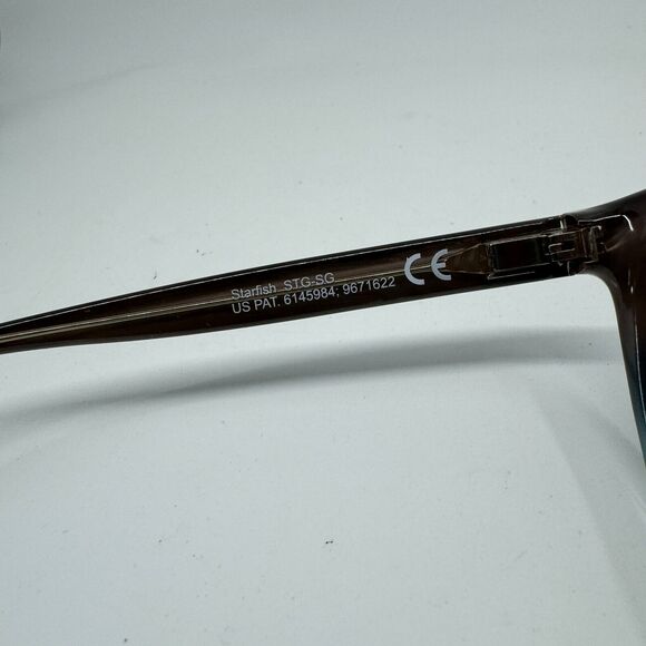 Maui Jim Italy Starfish‎ MJ744-22B 56-16-140 Brown/Blue Sunglasses Frame H11410 main image 5